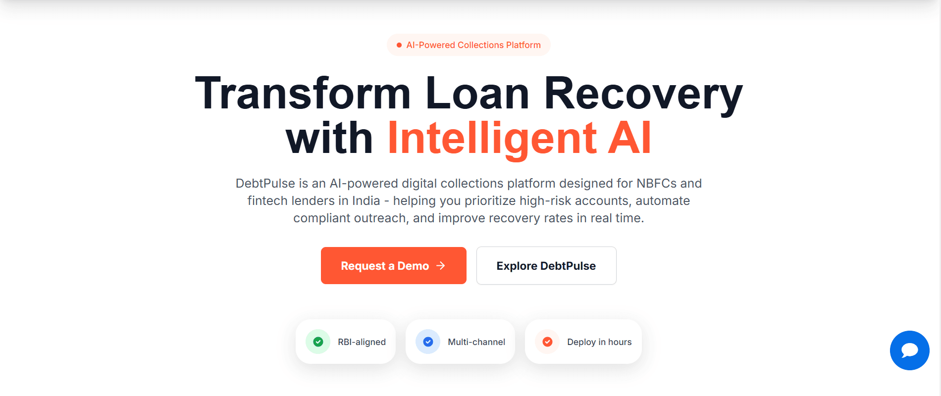 DebtPulse — FinTech product by CloudAstra