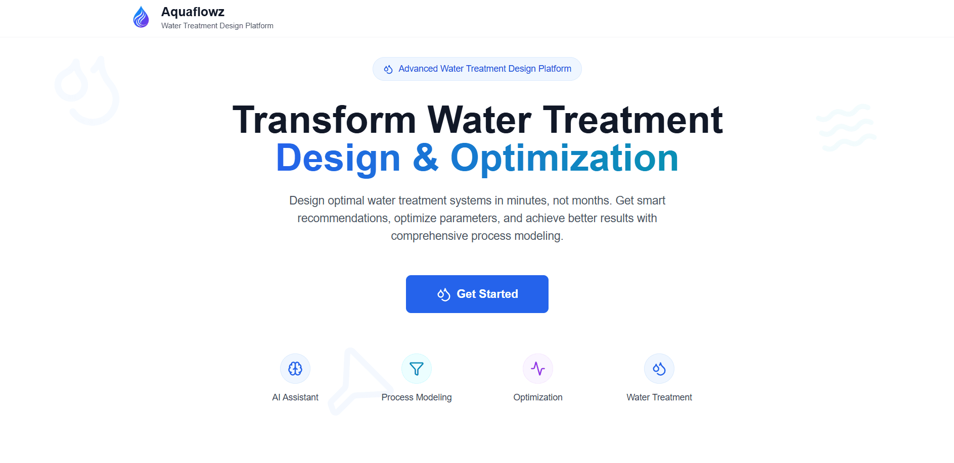 Aquaflowz — CleanTech product by CloudAstra